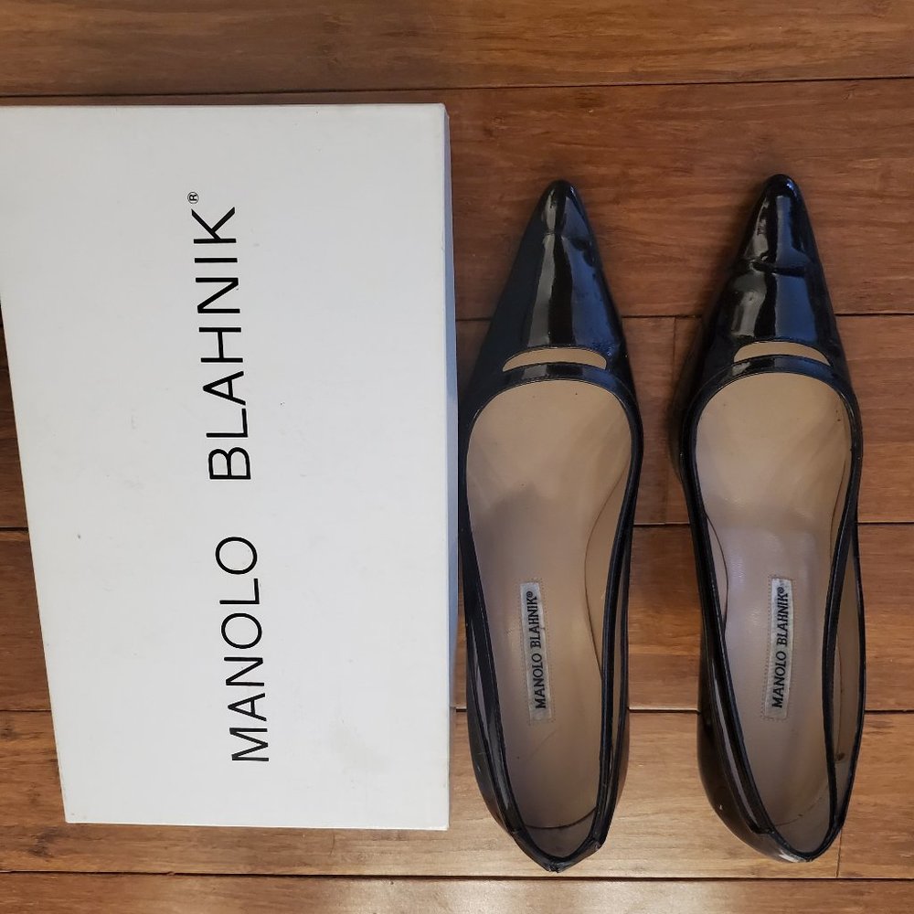 Manolo Blahnik - Patent leather